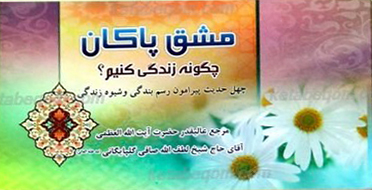 مشق پاکان ـ چگونه زندگی کنیم؟(چهل حدیث پیرامون رسم بندگی و شیوه زندگی)